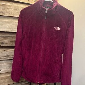 The North Face Deep Red Fleece Jacket
